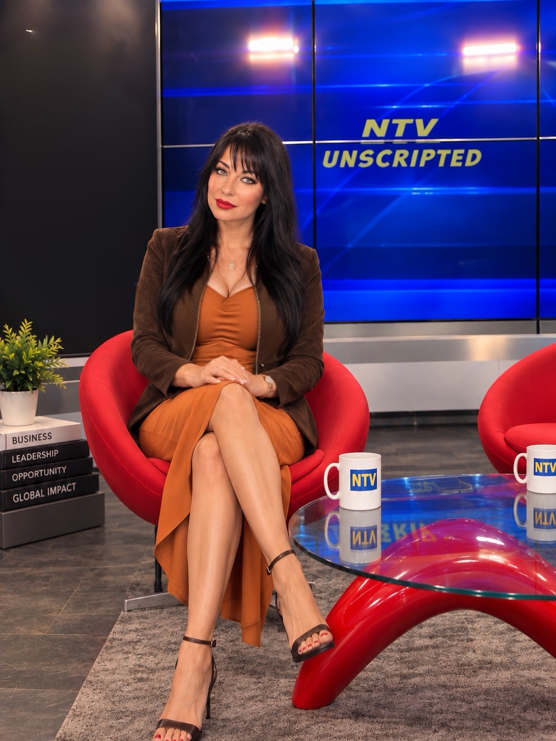 Victoria Beale appearing on NTV Unscripted